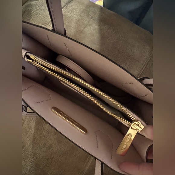Michael Kors Beige and Pink Signature Tote - Picture 3 of 3